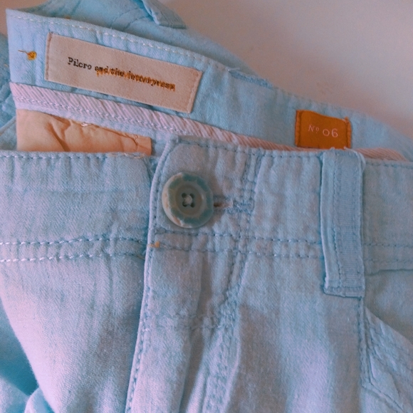 Anthropologie Pants - 🎉$14   Pilcro Linen Pants 🐝 in BLUE